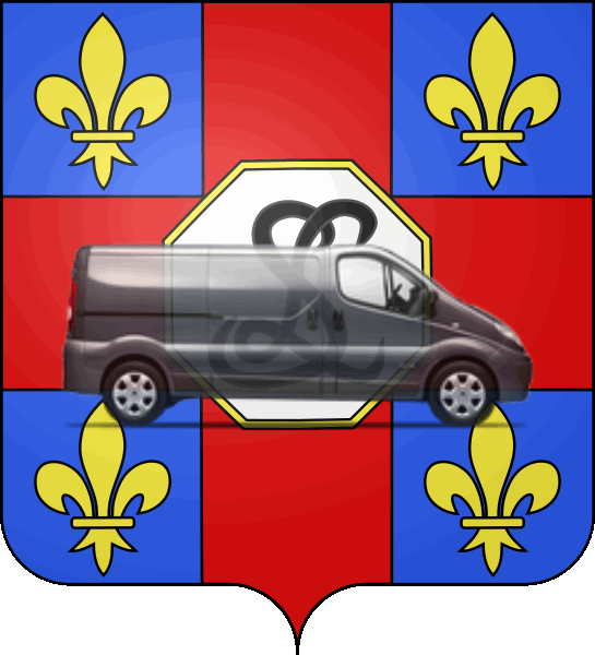 camion sur blason ville de Suresnes