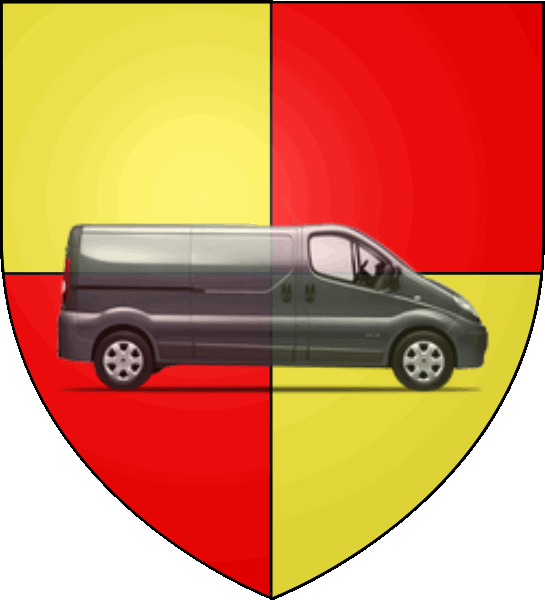 camion sur blason ville de Tarbes