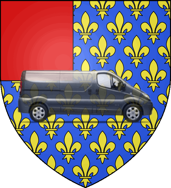 camion sur blason ville de Thouars