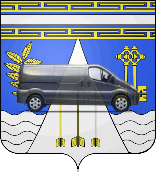 camion sur blason ville de Tinqueux