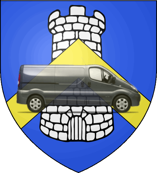 camion sur blason ville de Tourlaville