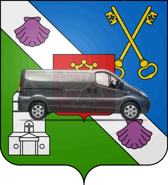 camion sur blason ville de Tournefeuille