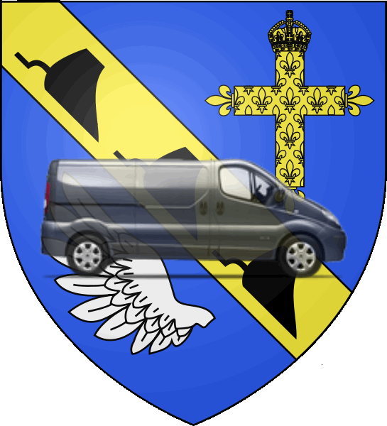 camion sur blason ville de Toussus-le-Noble