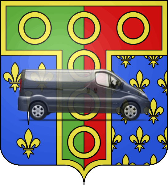 camion sur blason ville de Trappes