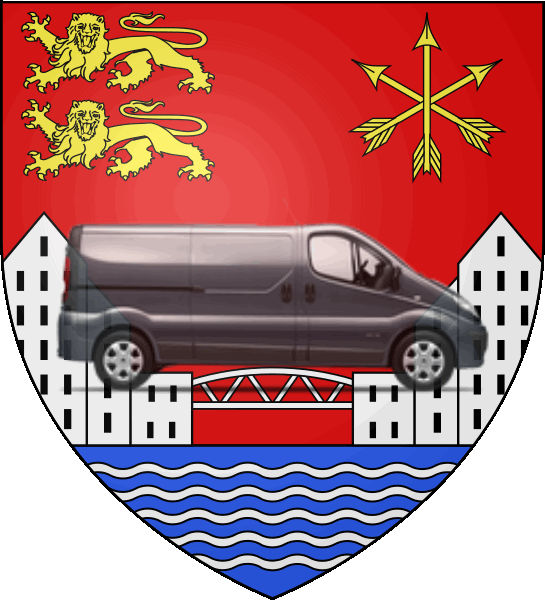 camion sur blason ville de Val-de-Reuil
