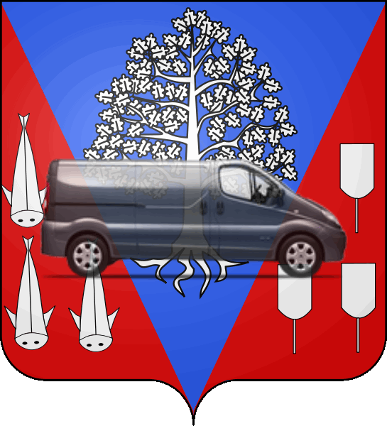camion sur blason ville de Vanves