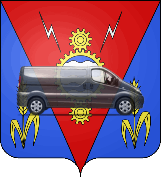 camion sur blason ville de Varennes-sur-Seine