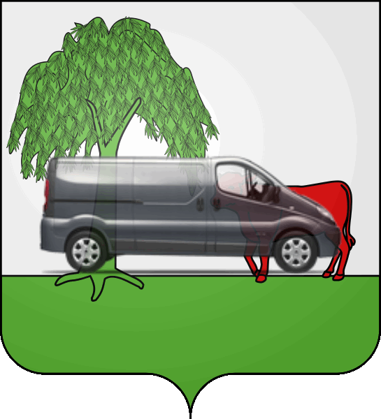 camion sur blason ville de Vauvert