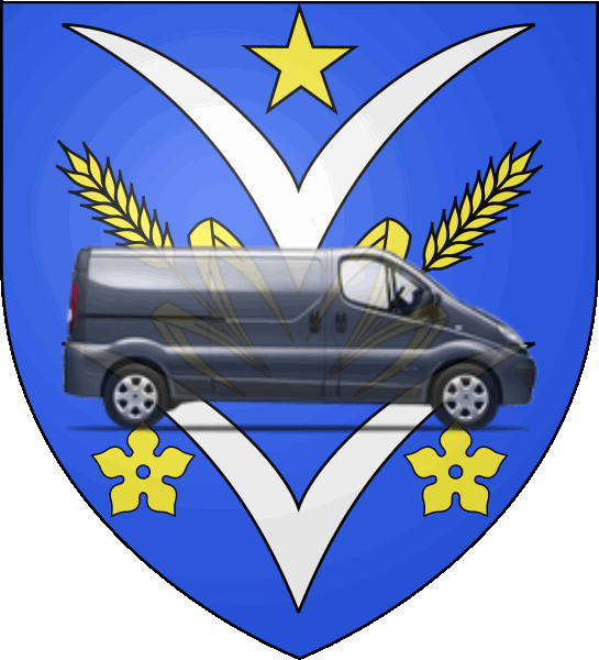 camion sur blason ville de Vélizy-Villacoublay