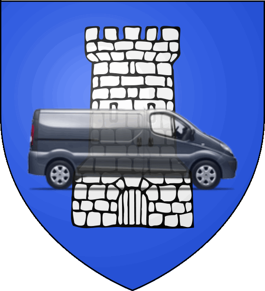 camion sur blason ville de Vence
