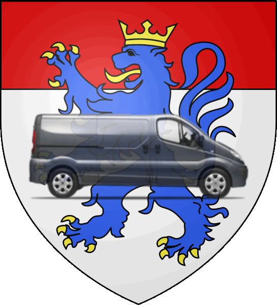 camion sur blason ville de Vendôme