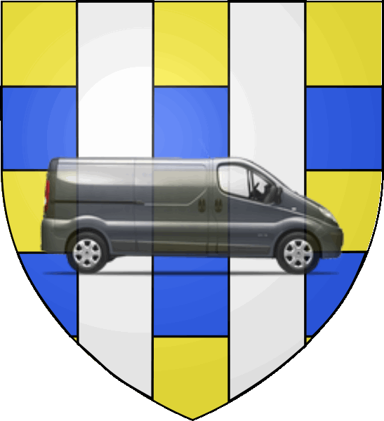 camion sur blason ville de Vichy