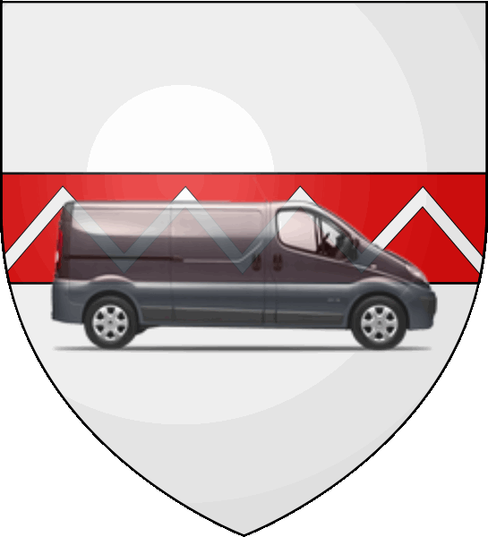 camion sur blason ville de Vieux-Condé