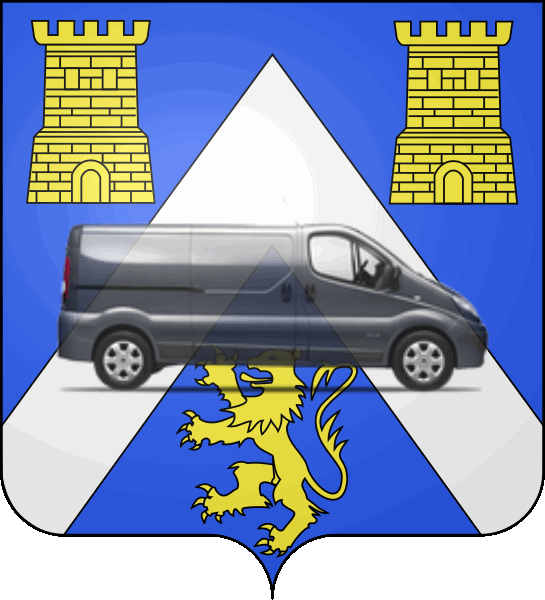 camion sur blason ville de Ville-d'Avray
