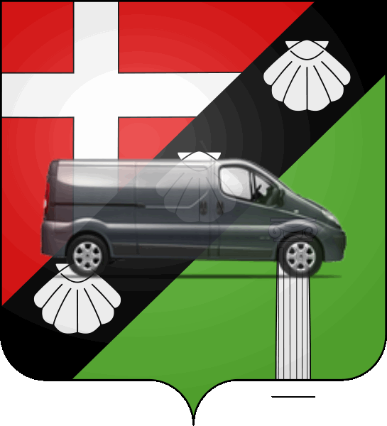 camion sur blason ville de Ville-la-Grand