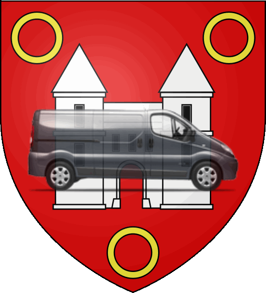 camion sur blason ville de Viry-Châtillon