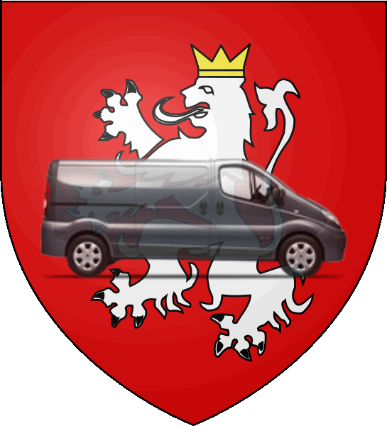 camion sur blason ville de Vitré
