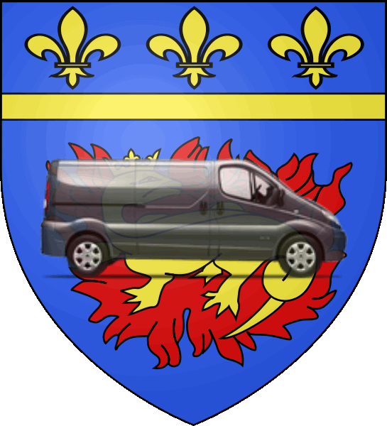 camion sur blason ville de Vitry-le-François