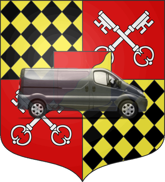 camion sur blason ville de Vittel