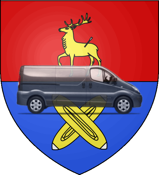 camion sur blason ville de Voiron