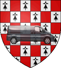 camion sur blason ville de Wasquehal