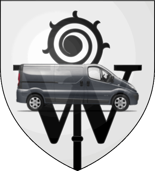 camion sur blason ville de Wittelsheim