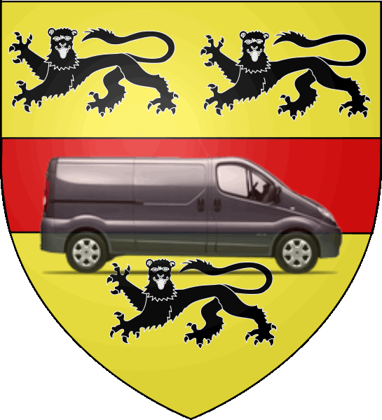 camion sur blason ville de Wittenheim