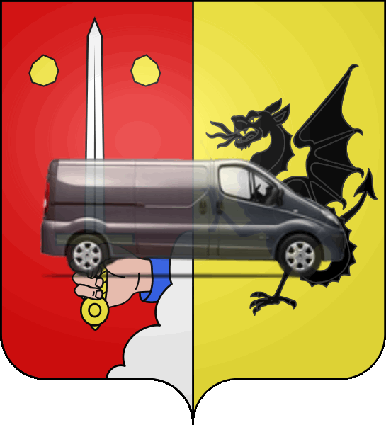 camion sur blason ville de Woippy