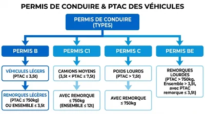 Permis location de camion