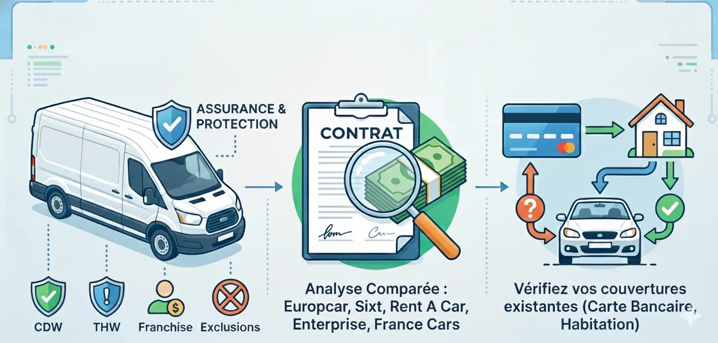 Visualisation sur les assurances location d'un camion
