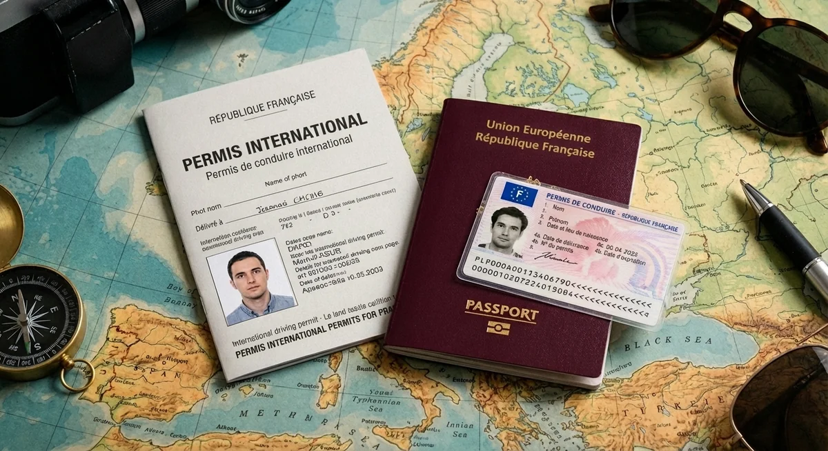 Permis de conduire international et permis étranger acceptés pour location en France