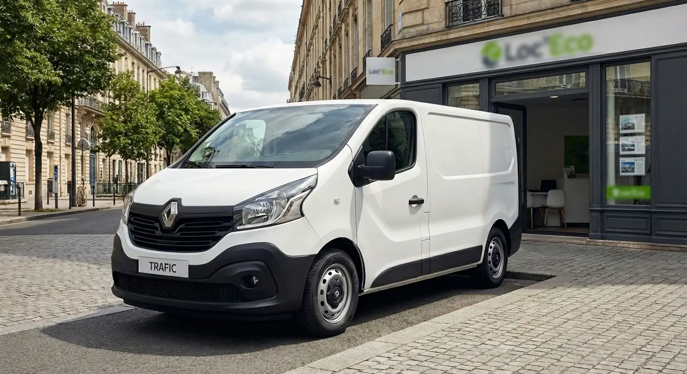Renault Trafic utilitaire en configuration de location