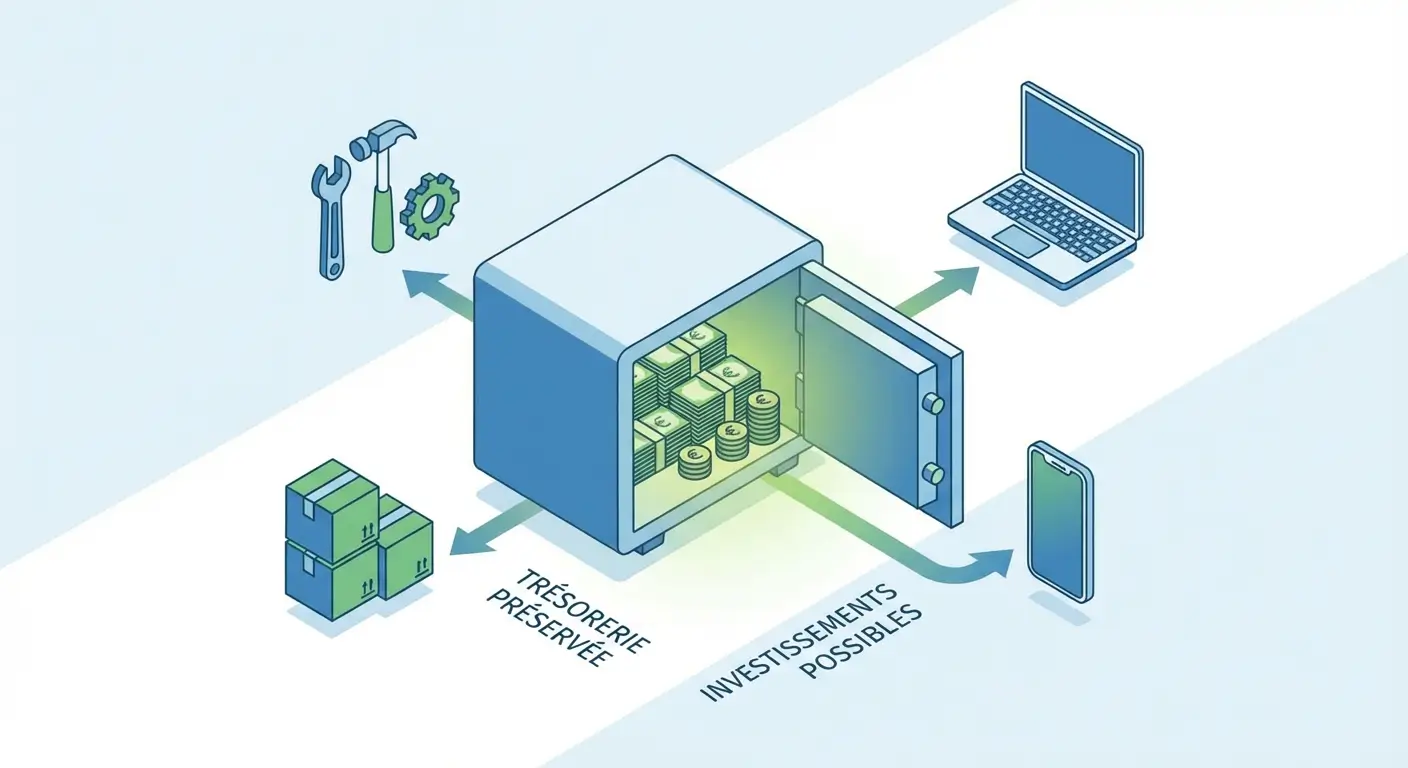 Préservation de trésorerie avec formule LLD sans apport