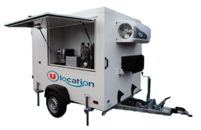 Remorque frigorifique buvette 5 m3 Isorem