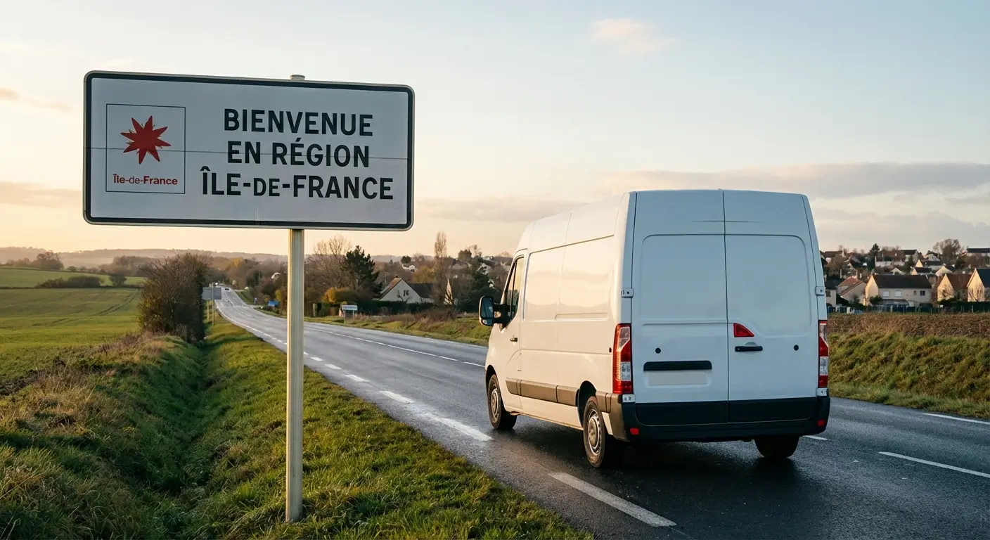Camion de location roulant en région Île de France 