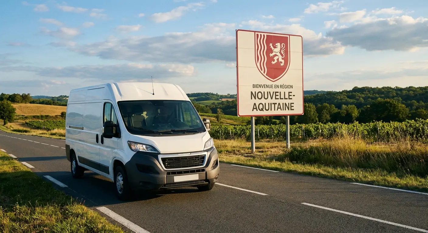 Camion de location roulant en région Nouvelle-Aquitaine 