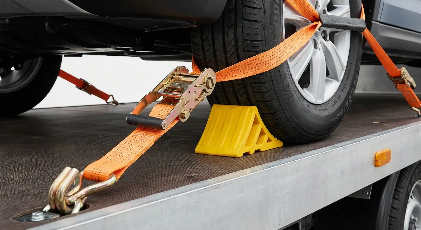 Vérifications de sécurité avant transport sur plateau