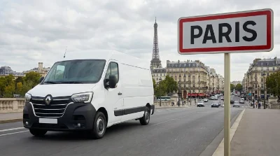 camion utilitaire circulant à Paris